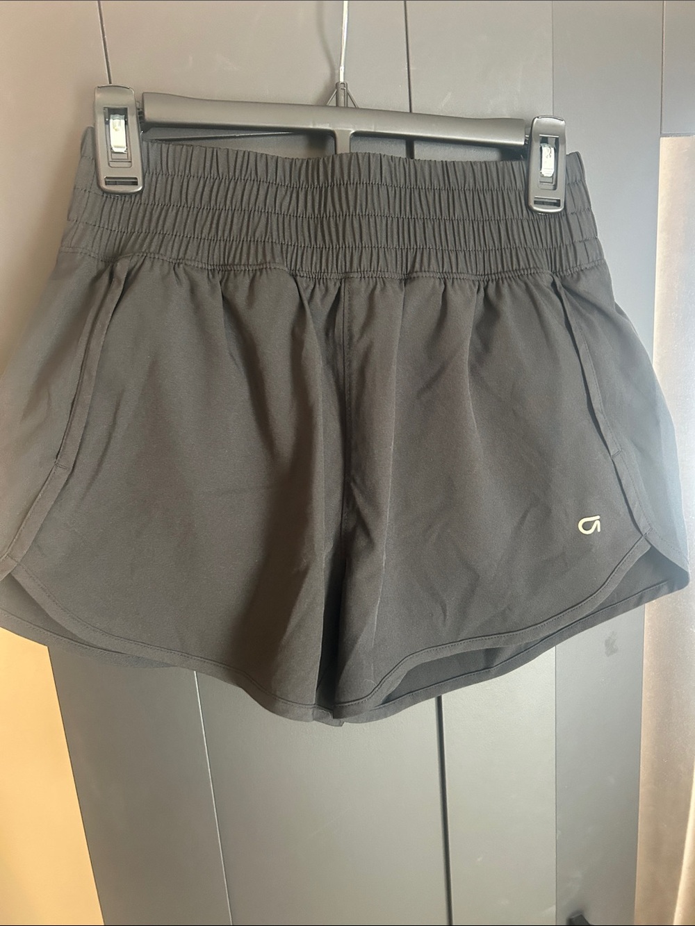 Women’s Gapfit Black Athletic Shorts with Elastic Waist